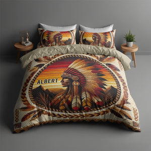 Personalized Gifts For Native American Culture Lovers Quilt Bedding Set Special Line 07tgqn100125 - Blanket - GoDuckee