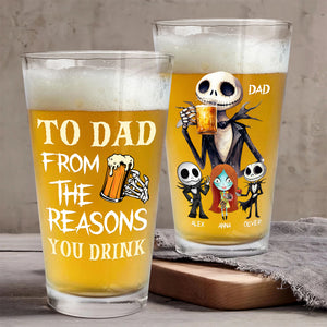 Personalized Gifts For Dad Beer Glass 03QHDT080524 Father's Day - Drinkware - GoDuckee