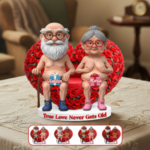 True Love Acrylic Plaque - Personalized Gifts For Couple 03OHMG040226 - Shaped Plaques - GoDuckee