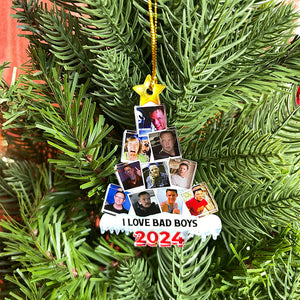 Custom Photo Gifts For Fans Christmas Ornament 033HUTI140824 - Ornament - GoDuckee