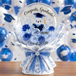Graduation Blooming Bouquet Shaped Plaque - Personalized Gift For Graduation 01TYDH120526 - Shaped Plaques - GoDuckee