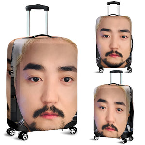 Custom Photo Luggage Cover, Funny Gift For Upcoming Trips - Tote Bag - GoDuckee
