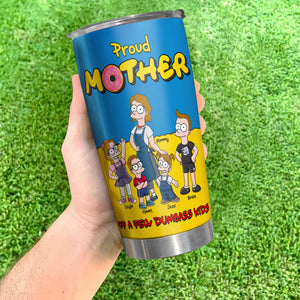 Proud Mother 20oz Tumbler - Personalized Gifts For Mother 01KALU020425PA - Tumbler Cup - GoDuckee
