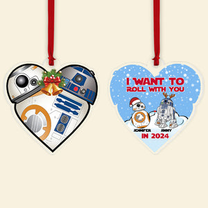I Want To Roll With You, Gift For Couple, Personalized Ornament, Movie Fan Couple Ornament, Christmas Gift 03HTPO070723 - Ornament - GoDuckee