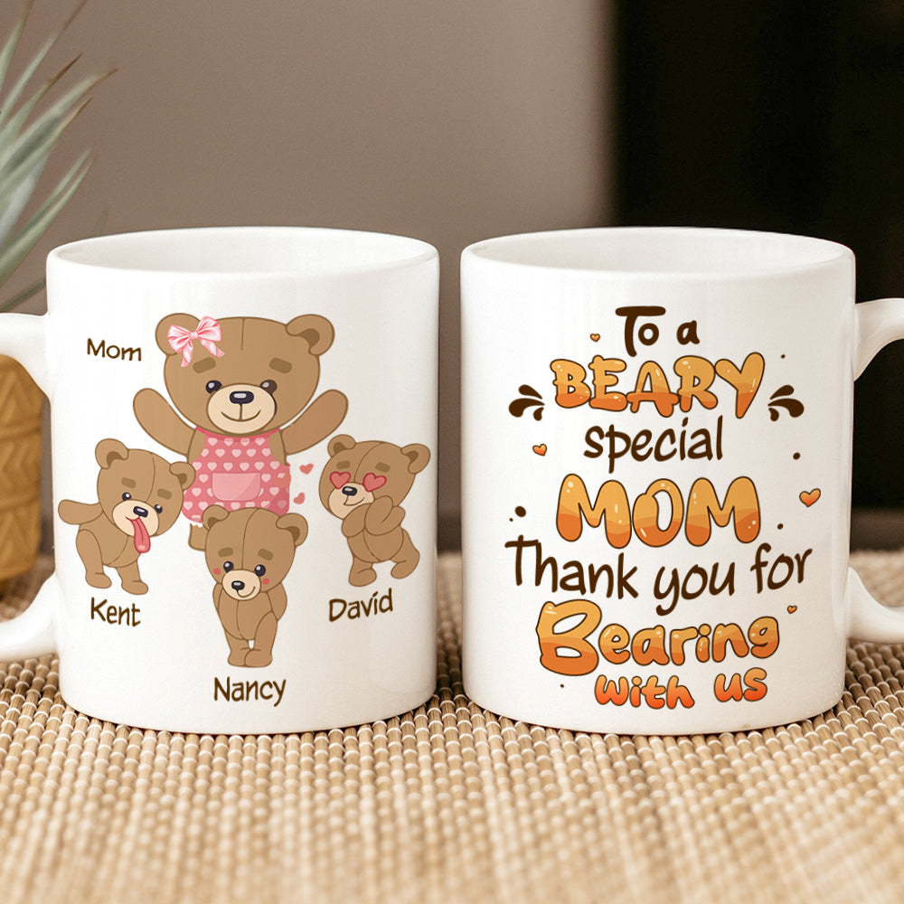 Personalized Gifts For Mom Coffee Mug Beary Special Mom 03htpu240224 - Coffee Mugs - GoDuckee