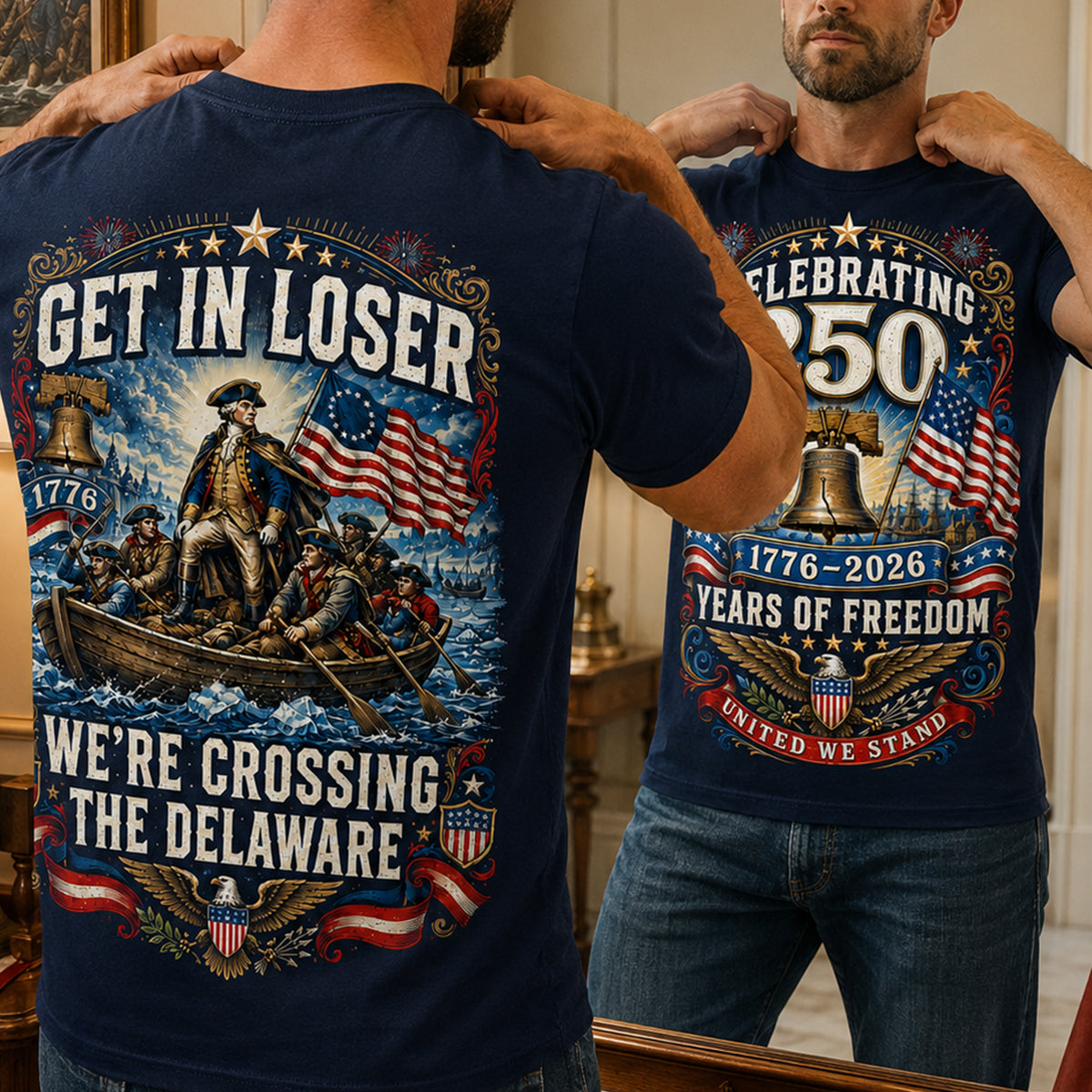 Celebrated America 250th Anniversary Shirt - Personalized Gifts For Patriots 03tydt280526 - Shirts - GoDuckee