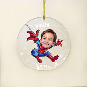 Gift For Family, Personalized Acrylic Ornament, Custom Image Kids Ornament, Christmas Gift 05NAHN110923 - Ornament - GoDuckee