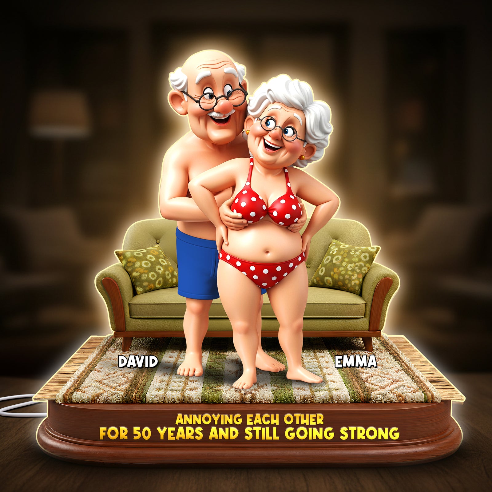 Annoying Each Other Couple Light Box - Personalized Gift For Couples 01NALU081225 - Light Box - GoDuckee