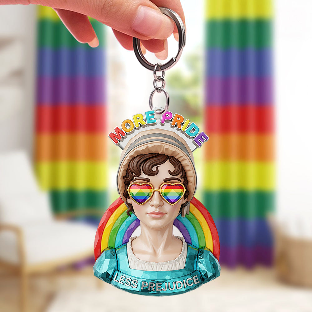 LGBT Supporter Keychain - Gifts For LGBT 06naqn300525 - Keychains - GoDuckee