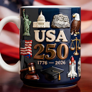 USA 250th Anniversary Coffee Mug 02NADT220126 - Coffee Mug - GoDuckee