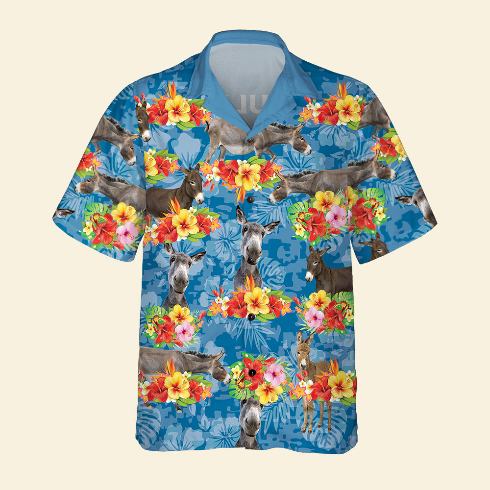 Donkey Funny Hawaiian Shirt