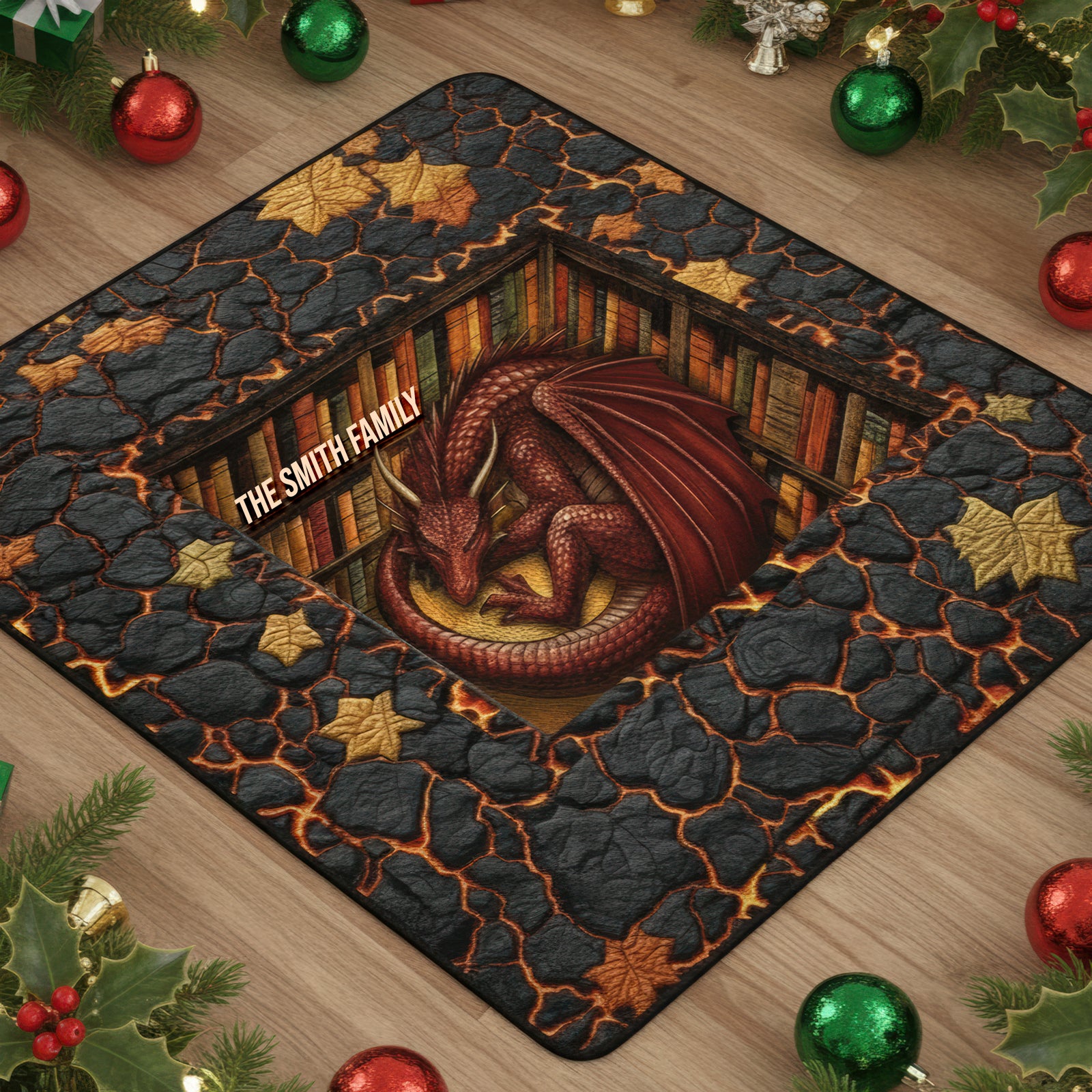Dragon Book Custom Shape Doormat - Personalized Gifts For Book Lovers 05tgqn171125 - Doormat - GoDuckee