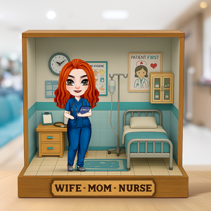 Personalized Gifts For Nurse Mom Plaque 04napu150425 - Shaped Plaques - GoDuckee