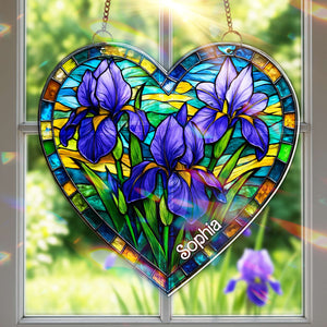 Flower Garden Suncatcher Ornament Personalized Gifts for Flower Lovers 01HULU180725 - Ornament - GoDuckee