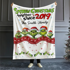 Personalized Christmas Gifts For Family Blanket 03ohpu131124 Stolen Christmas Together - Blanket - GoDuckee