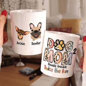 Personalized Gifts For Dog Mom Coffee Mug 01QHDT230324 Mother's Day - Coffee Mugs - GoDuckee