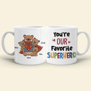 Bear Dad Personalized Coffee Mug 05nahn250423ha - Coffee Mug - GoDuckee