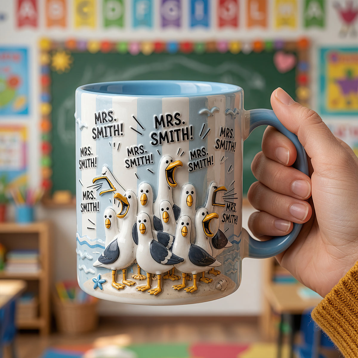Funny Needy Teacher Life Accent Mug - Personalized Gifts For Teachers 04qhdt220726 - Coffee Mug - GoDuckee