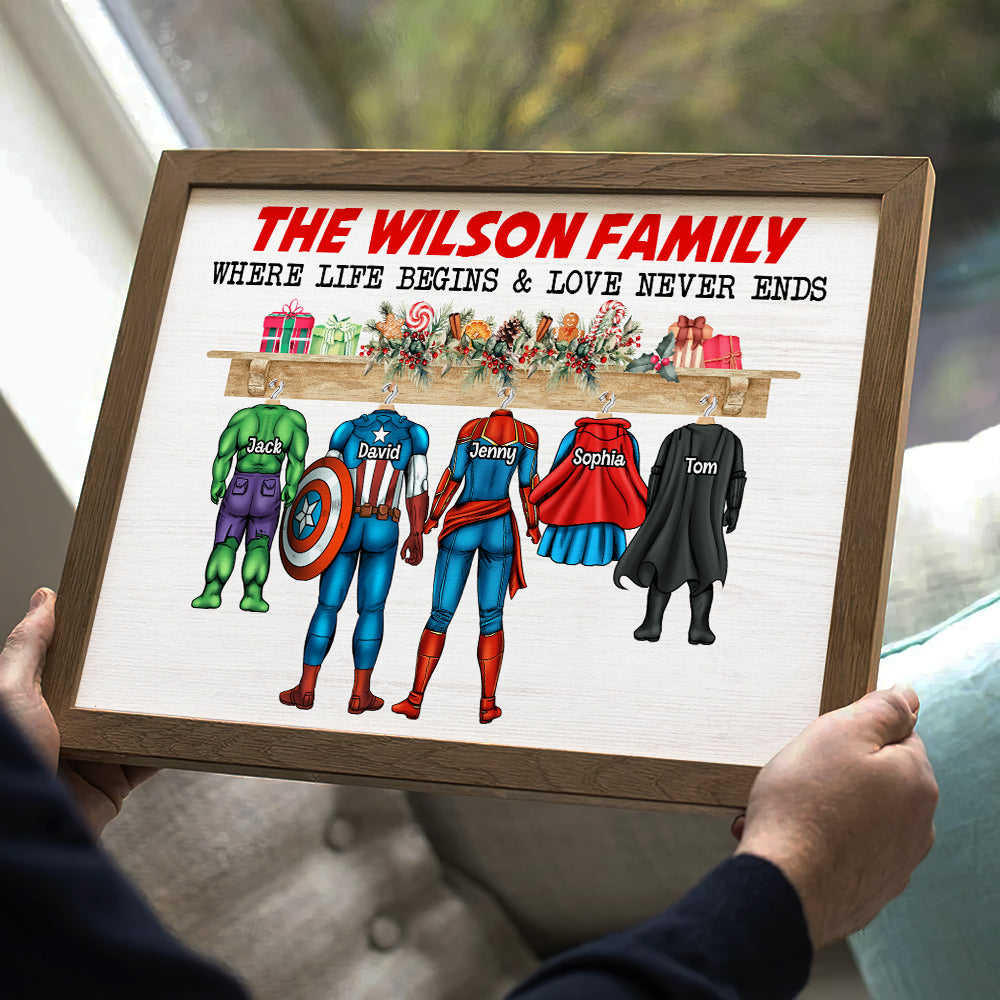 Family 02NATN111123 Personalized Canvas Print - Poster & Canvas - GoDuckee