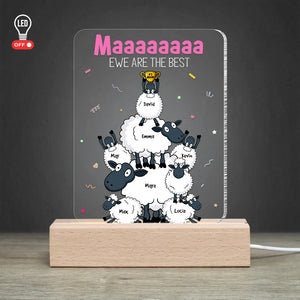 Personalized Gifts For Mom LED Light Maaaaa Ewe Are The Best 02NAHN020324 - Led Lights - GoDuckee