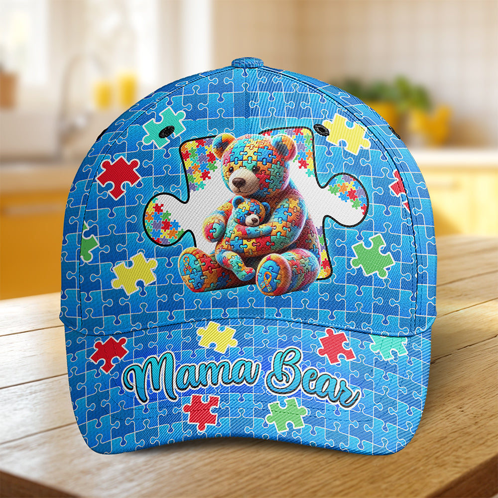 Gifts For Autism Mom Classic Cap 04ohqn220225 Mama Bear - Caps - GoDuckee
