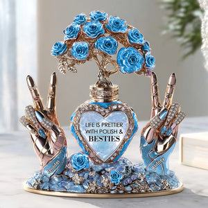 Nail Polish Acrylic Plaque Personalized Gifts For Besties 04TGDT310525 - Shaped Plaques - GoDuckee