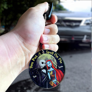 You Put A Spell On Me-Personalized Keychain- Gift For Him/ Gift For Her-Couple Keychain-PW-KCH-TT-05hudt140823 - Keychains - GoDuckee
