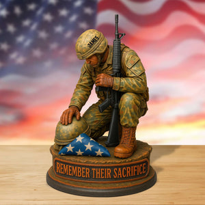 Remember Sacrifice Acrylic Plaque Personalized Gifts For Veteran 05TOTN300525 - Shaped Plaques - GoDuckee