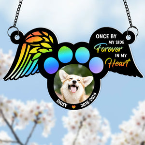 Custom Photo Gifts For Heaven Suncatcher Ornament 05ACDT100724 - Ornament - GoDuckee