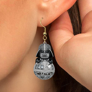 Funny Hanging Galactic Characters Earrings - Personalized Gifts For Movie Fans 05QHDT110725 - Earrings - GoDuckee
