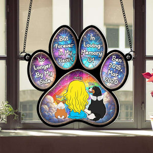 Personalized Gifts For Dog Lover Window Hanging Suncatcher Ornament 02XQMH270325HG - Ornament - GoDuckee