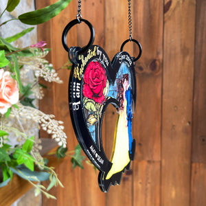 Personalized Gifts For Couples Suncatcher Window Hanging Ornament 03htpu170524pa - Ornaments - GoDuckee