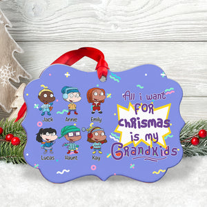 Personalized Gifts For Grandma Christmas Ornament 01TOLU151024HG - Ornament - GoDuckee