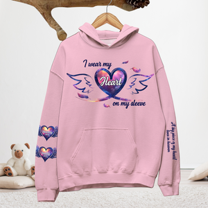 Personalized Memorial 3D Shirt 03xqpu050225 Wear My Heart On My Sleeve - AOP Products - GoDuckee