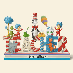 Cute & Playful Characters From Children's Books Acrylic Plaque - Personalized Gifts For Teacher 02qhqn130525 - Shaped Plaques - GoDuckee