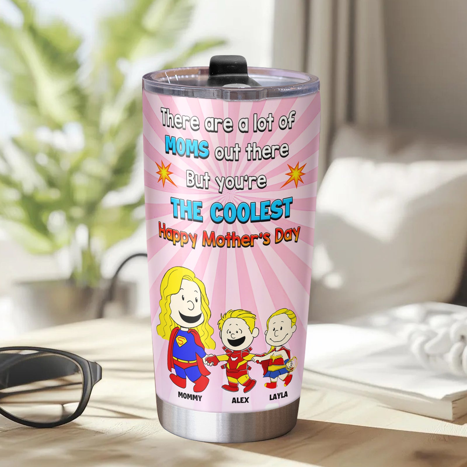 Personalized Gifts For Mom Tumbler 04kamh200325pa The Coolest Mom - Tumbler Cup - GoDuckee