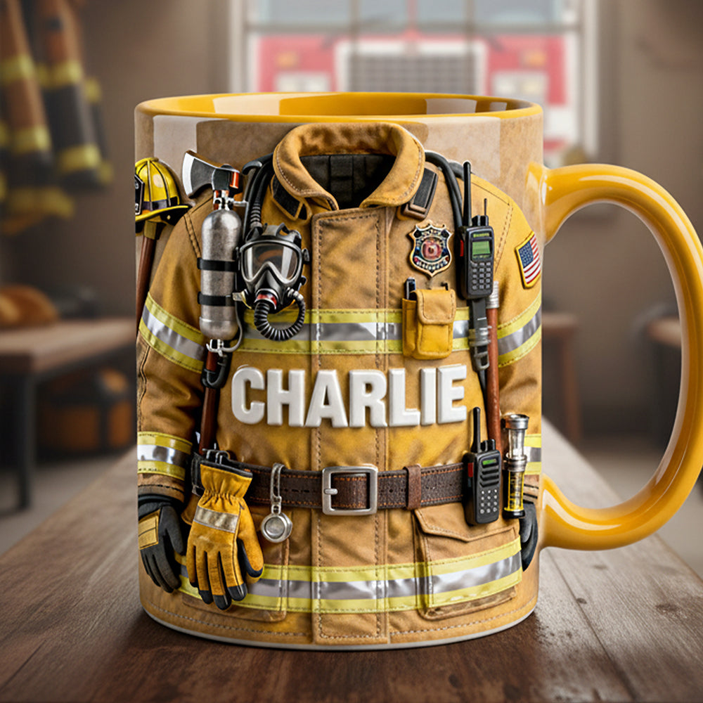 FireFighter Coffee Mug - Personalized Gifts For FireFighter 01hyta140126 - Coffee Mug - GoDuckee