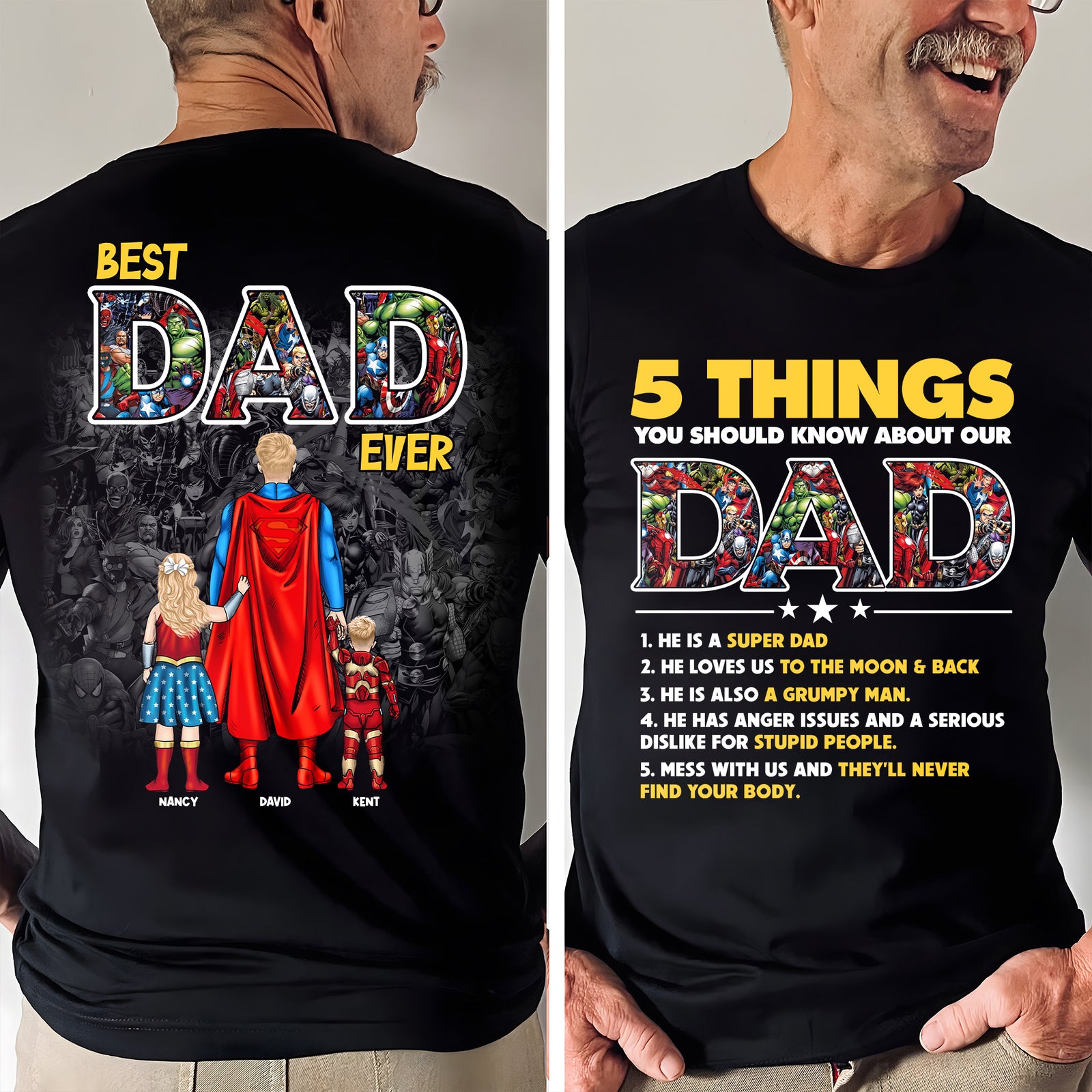 Personalized Gifts For Dad Shirt 01ohpu090524pa Father's Day - 2D Shirts - GoDuckee