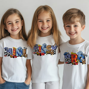Personalized Gifts For Family Shirt The World Of Cars 01KALU160125 - Shirts - GoDuckee