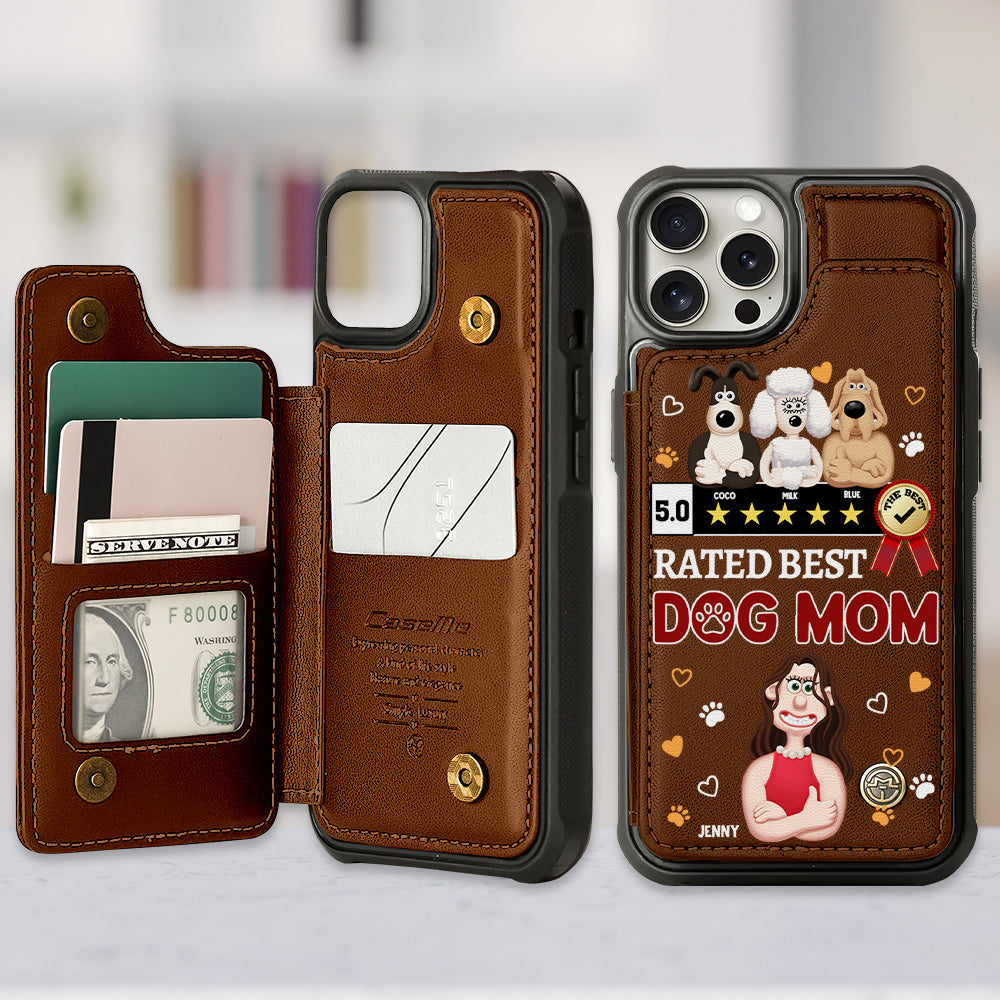 Personalized Gift For Dog Lover Leather Flip Wallet Phone Case 05XQMH200225PA - Phone Case - GoDuckee