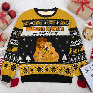 Personalized Gifts For Family Ugly Sweater 02xqtn080824hg - Ugly Christmas Sweater - GoDuckee