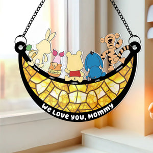 Personalized Gifts For Mom Suncatcher Window Hanging Ornament 04htqn250424 - Ornaments - GoDuckee