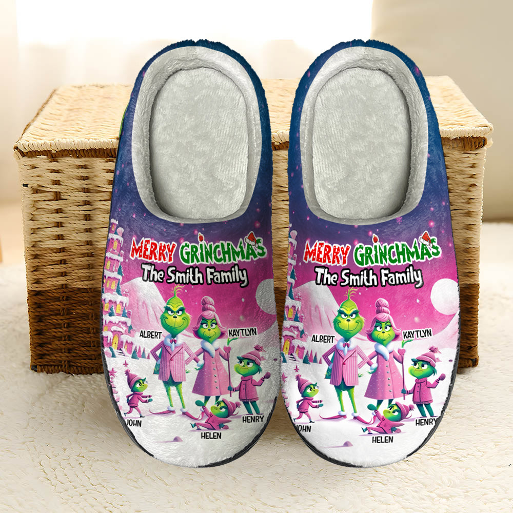 Personalized Gifts For Family Slippers Christmas 04XQLU160924 - Shoes - GoDuckee