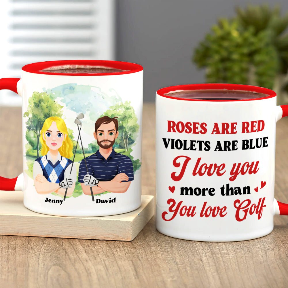 Personalized Gifts For Golf Couple Coffee Mug 01xqtn091224pa