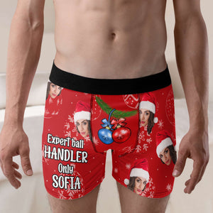 Personalized Gifts For Him Man Boxer, Expert Ball Handler 01QHMH300924 - Boxer Briefs - GoDuckee