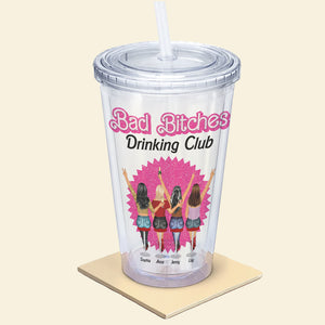 Best Friends, Drinking Club Tumbler, Personalized 16oz Acrylic Tumbler, Gifts For Friends, 04htpo040823tm - Tumbler Cup - GoDuckee