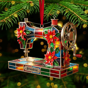 Personalized Gifts For Sewing Lovers Christmas Ornament 05pgta230925 - Ornament - GoDuckee