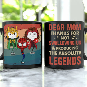 Personalized Gifts For Mom Coffee Mug Thanks For Producing The Absolute Legends 01natn290224ha Funny Mother's Gifts - Coffee Mugs - GoDuckee