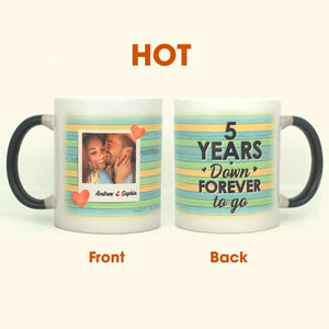 Gift For Couples, Universary Personalized Photo Magic Mug 06HUDT311222 - Magic Mug - GoDuckee