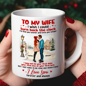 To My Wife - I Love You Forever And Always, Personalized Mug - Coffee Mug - GoDuckee